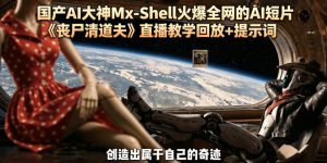 国产AI大神Mx-Shell火爆全网的AI短片《丧尸清道夫》直播教学回放+提示词-聚富社
