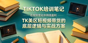 视界跨境TIKTOK4月17培训笔记,在规则变化中持续盈利,TK美区短视频带货的底层逻辑与实战方案【文档】-聚富社