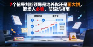付费文章：7个信号判断领导是培养你还是画大饼，职场人必看，防踩坑指南-聚富社