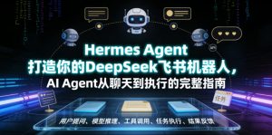Hermes Agent打造你的DeepSeek飞书机器人,AI Agent从聊天到执行的完整指南-聚富社