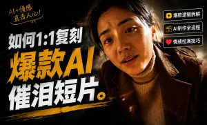 豆包+Gemini生成真人AI短剧-拆解复刻百万爆款第一人称短片,一站式讲透爆款复刻全流程-聚富社