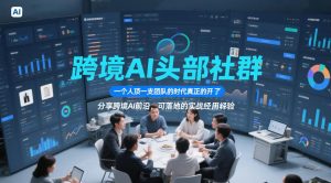跨境AI头部社群，一个人顶一支团队的时代真正的开始了，分享跨境AI前沿，可落地的实战经验（更新6月29日）-聚富社