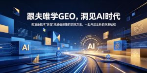 跟夫唯学GEO，洞见AI时代，把复杂技术“蒸馏”成通俗易懂的实操方法，一起开启全新的探索征程-聚富社