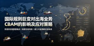 国际规则巨变对出海业务CBAM的影响及应对策略,帮助企业穿透供应链数据堵点,规避合规风险-聚富社