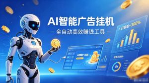 AI智能广告挂G，在家自动賺收益，全程无需人工操作、不用直播、不用拉人【揭秘】-聚富社