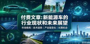 付费文章:新能原车的行业现状和未来展望-聚富社