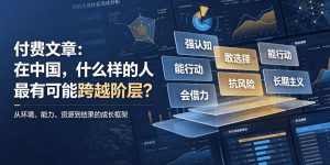 付费文章:在中国,什么样的人最有可能跨越阶层?-聚富社