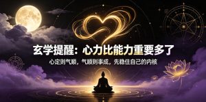 付费文章:玄学提醒:心力比能力重要多了-聚富社