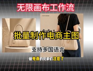 批量复刻电商爆款主图工作流搭建教学,批量下载,支持多国语言,不管是国内电商还是跨境店群都能用-聚富社