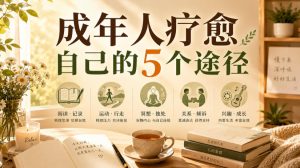付费文章:成年人疗愈自己的5个途径-聚富社