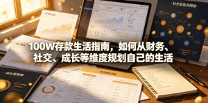 付费文章:100W存款生活指南,如何从财务、社交、成长等维度规划自己的生活-聚富社