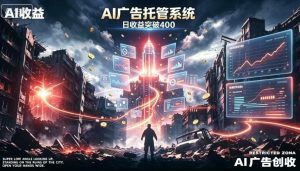 AI智能广告，全自动化运行，单日可达400+，小白新手0基础上手【揭秘】-聚富社