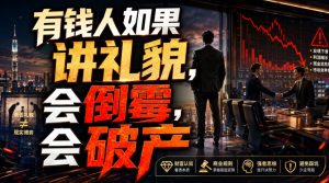 付费文章：有钱人如果讲礼貌，会倒霉，会破产-聚富社