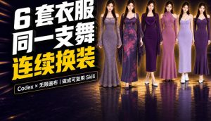 同一支舞,6套衣服按顺序切换:我把服装换装视频做成了一个Skill-聚富社