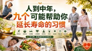 付费文章:人到中年,九个可能帮助你延长寿命的习惯-聚富社
