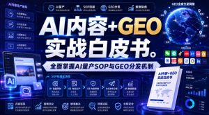 AI内容+GEO实战白皮书,全面掌握AI量产SOP与GEO分发机制【文档】-聚富社