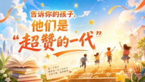 某付费社群专属文章:告诉你的孩子,他们是“超赞的一代”。-聚富社