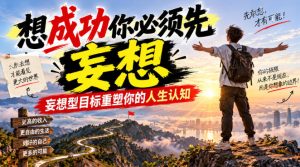 付费文章:想成功你必须先妄想,妄想型目标重塑你的人生认知-聚富社